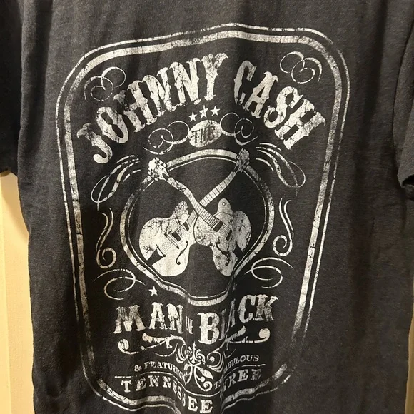 LG Johnny Cash Graphic Tee - Dark Gray - Picture 2 of 4
